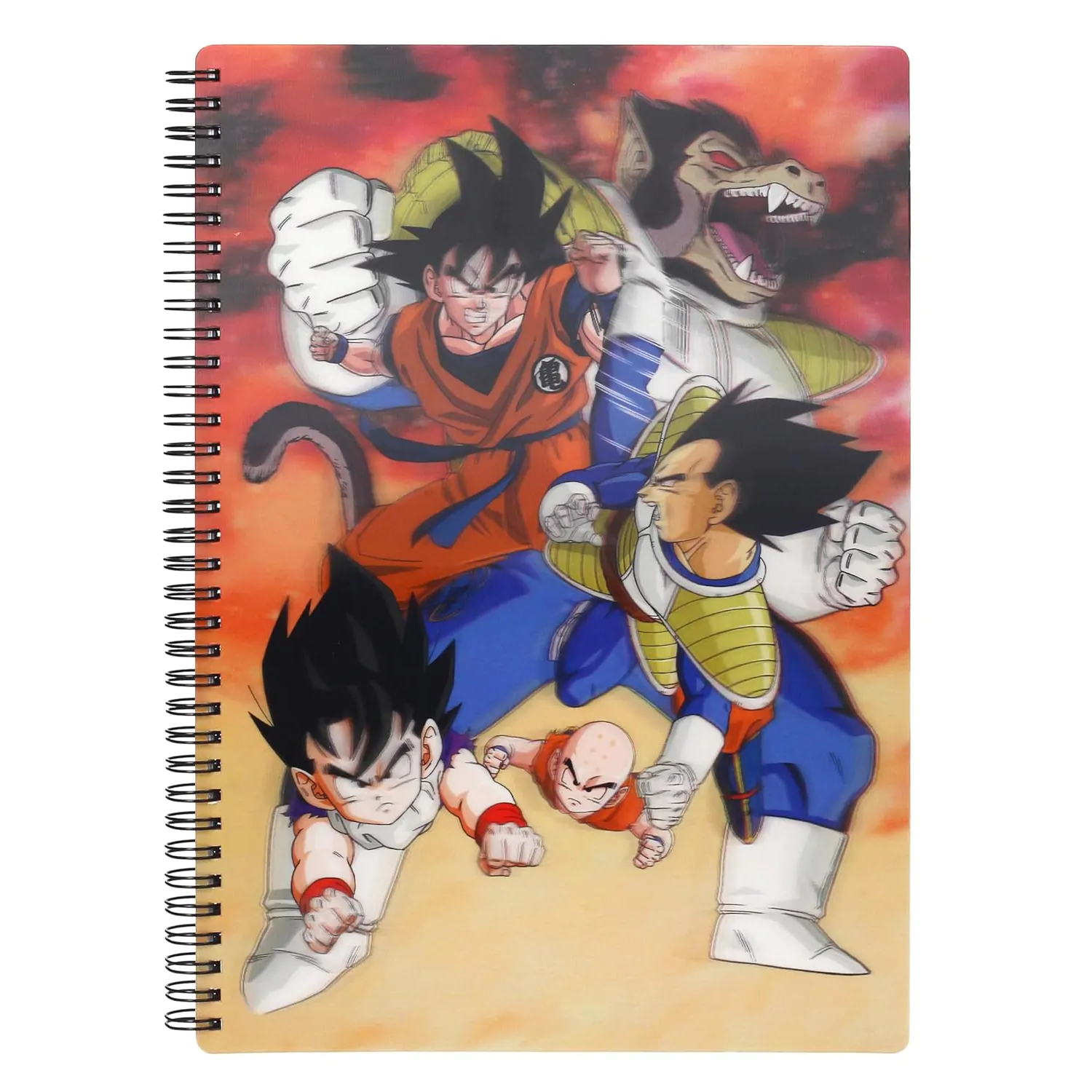 Dragon Ball Z Goku vs Vegeta A4 bilježnica fotografija proizvoda