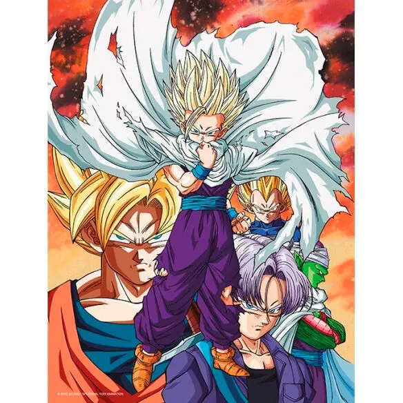 Dragon Ball Z Heroes vs Cell stakleni poster fotografija proizvoda