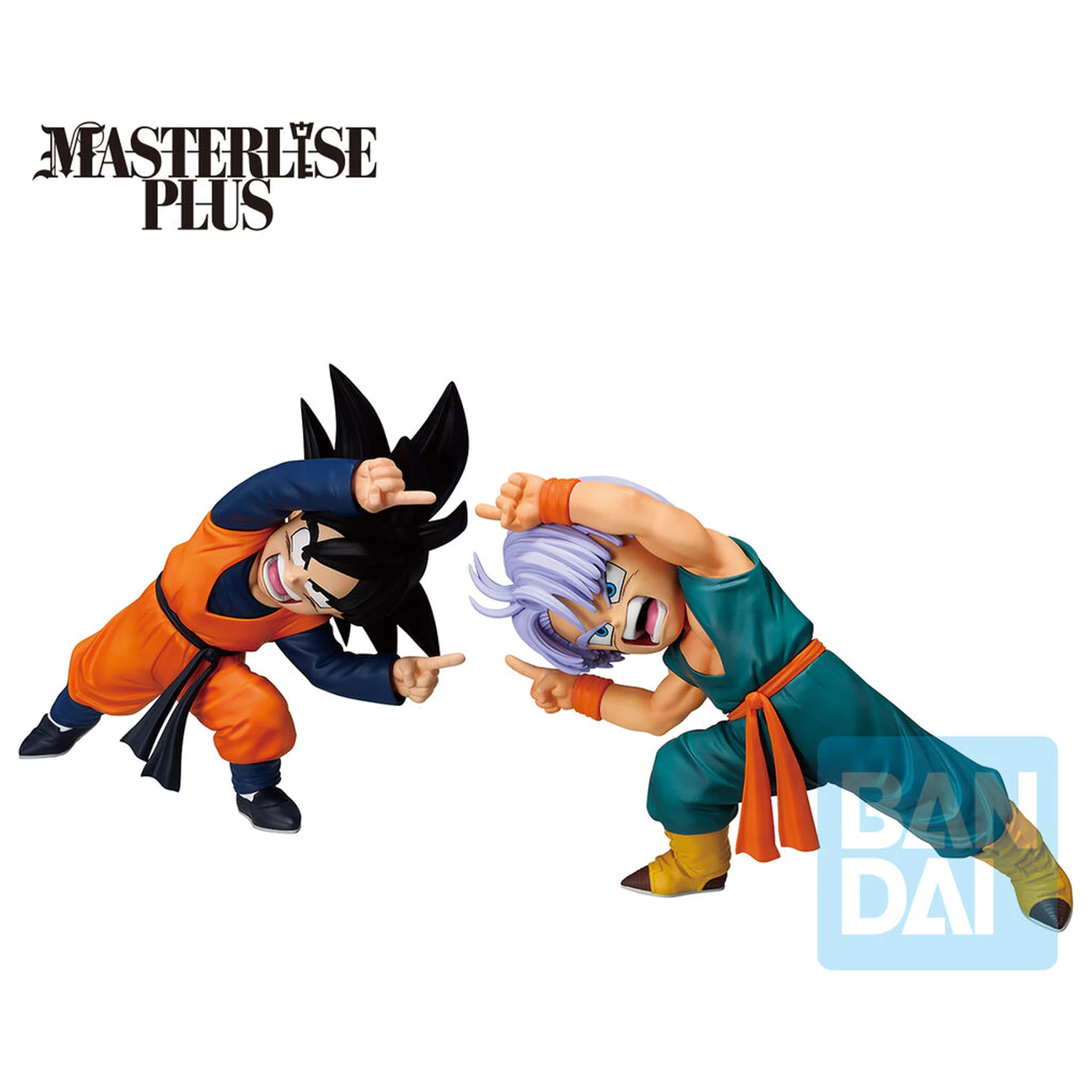 Dragon Ball Z Masterlise Battle of the Super Saiyan Son Goten & Trunks set 2 Ichibansho figure 9 cm fotografija proizvoda