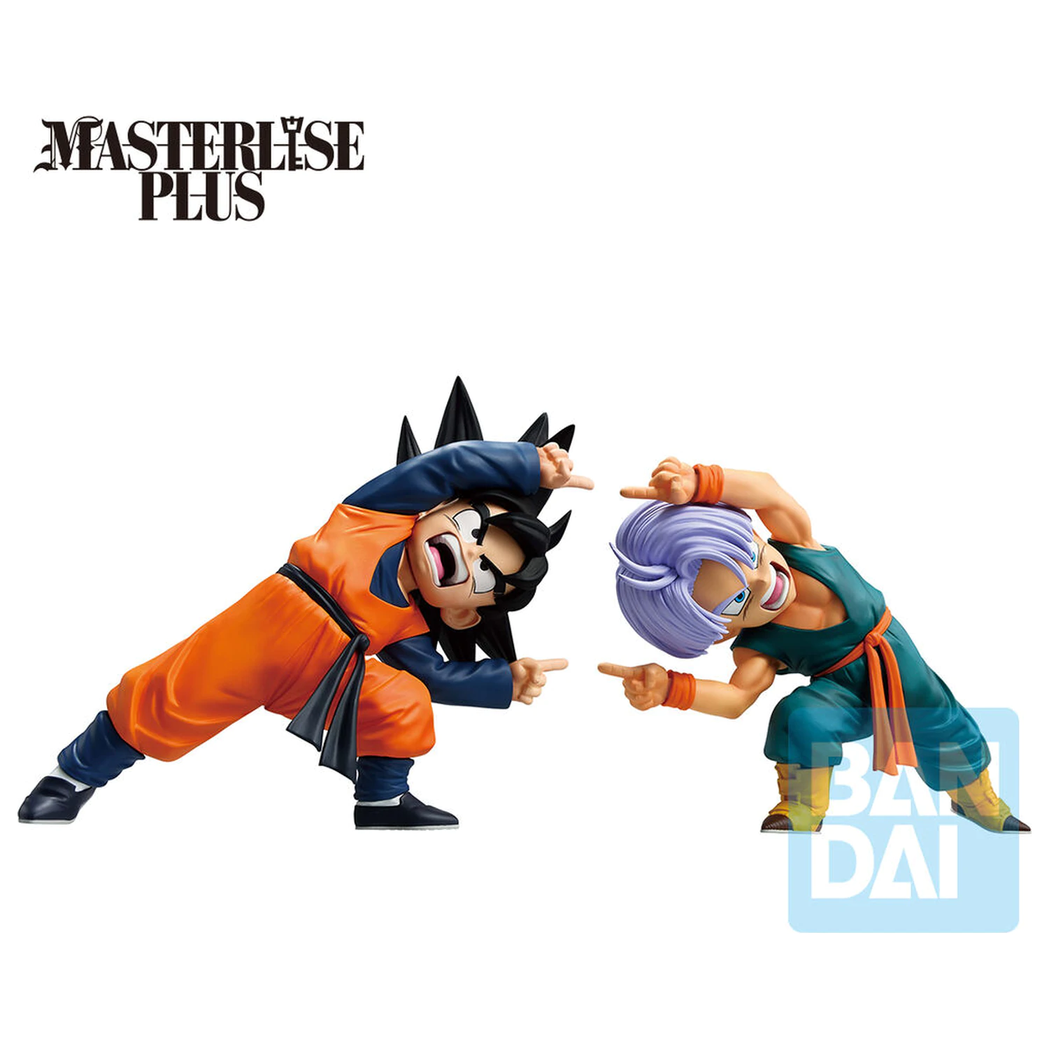 Dragon Ball Z Masterlise Battle of the Super Saiyan Son Goten & Trunks set 2 Ichibansho figure 9 cm fotografija proizvoda