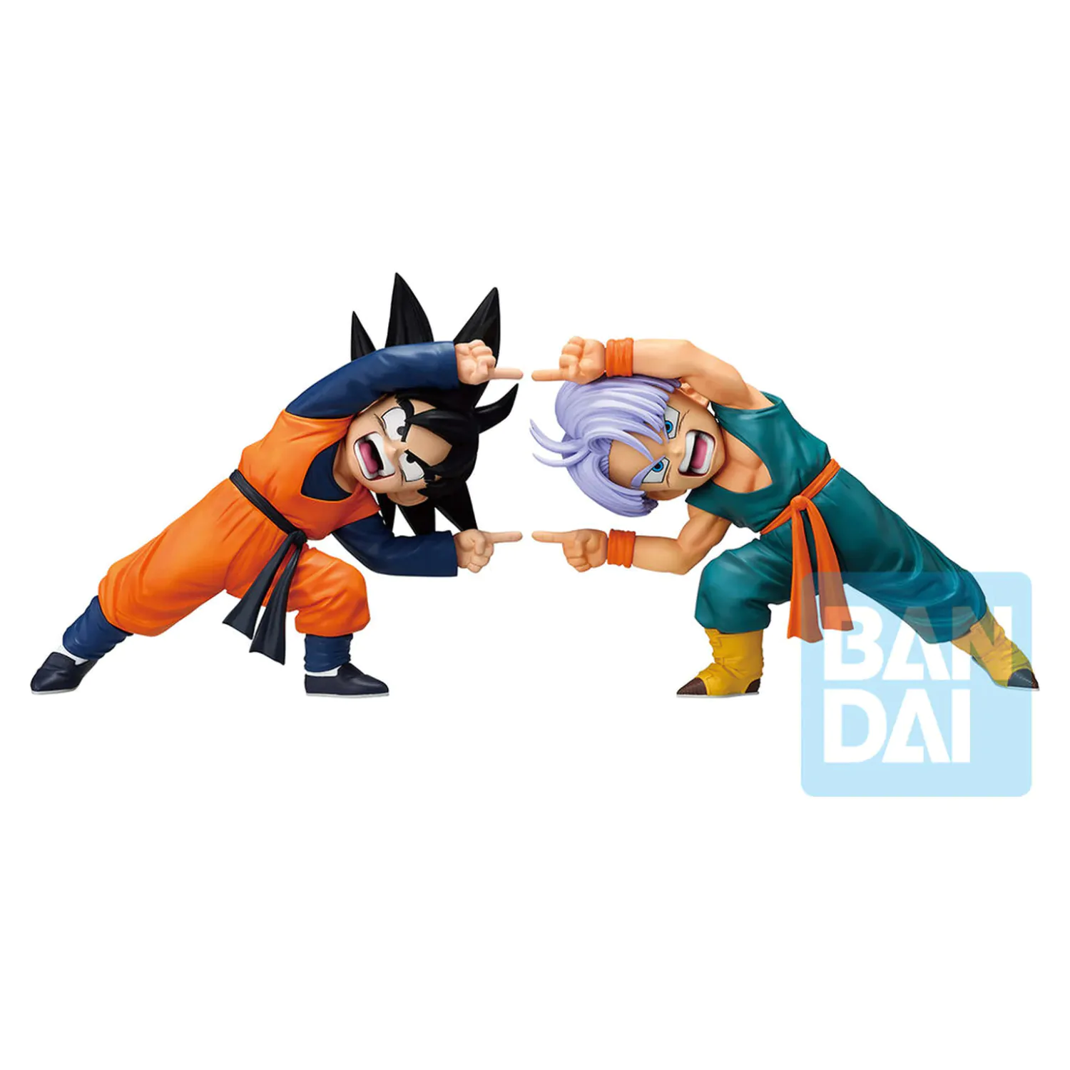 Dragon Ball Z Masterlise Battle of the Super Saiyan Son Goten & Trunks set 2 Ichibansho figure 9 cm fotografija proizvoda