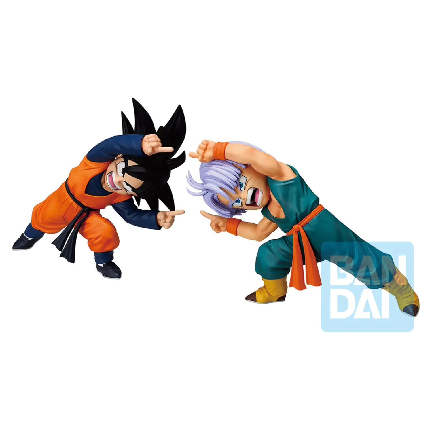 Dragon Ball Z Masterlise Battle of the Super Saiyan Son Goten & Trunks set 2 Ichibansho figure 9 cm fotografija proizvoda