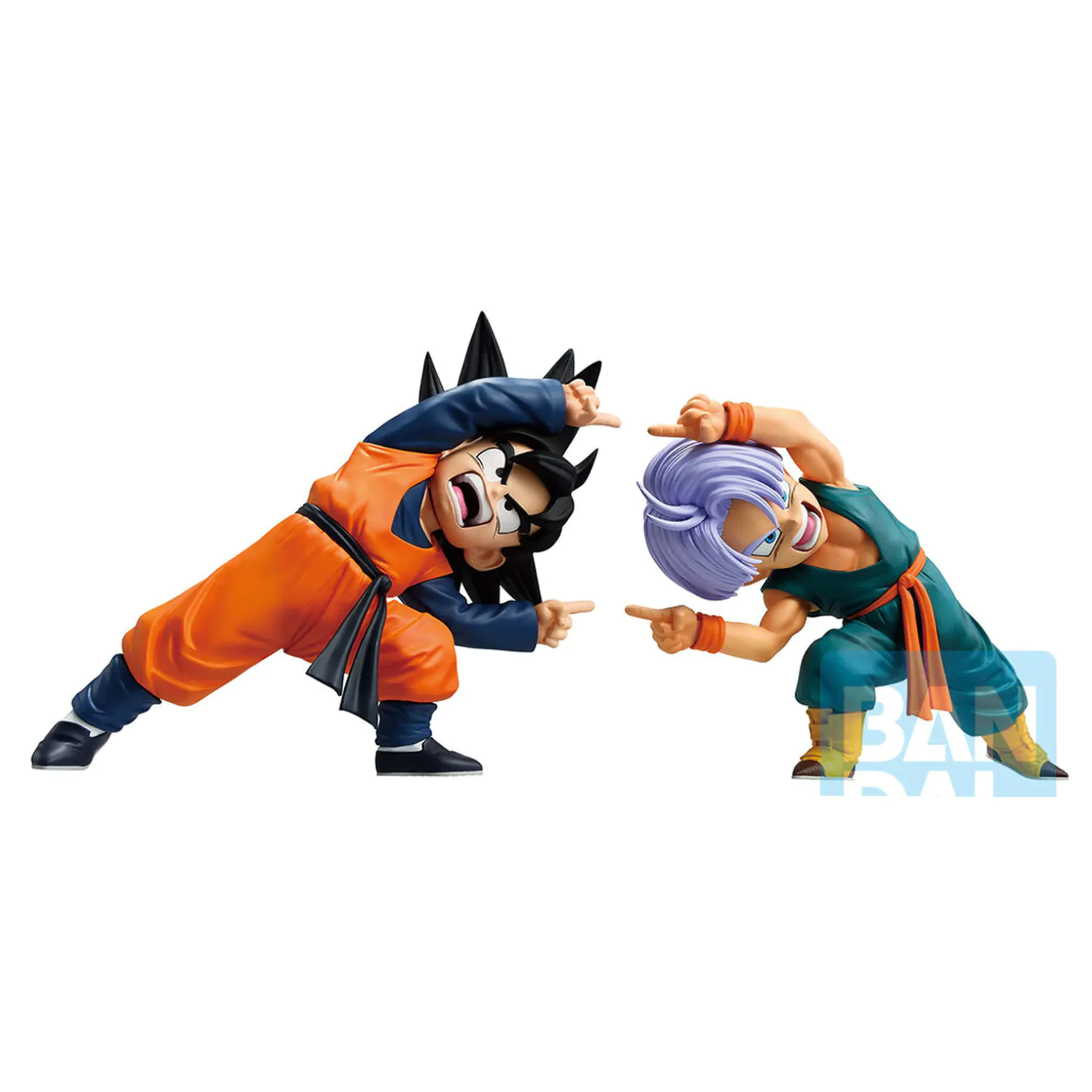 Dragon Ball Z Masterlise Battle of the Super Saiyan Son Goten & Trunks set 2 Ichibansho figure 9 cm fotografija proizvoda