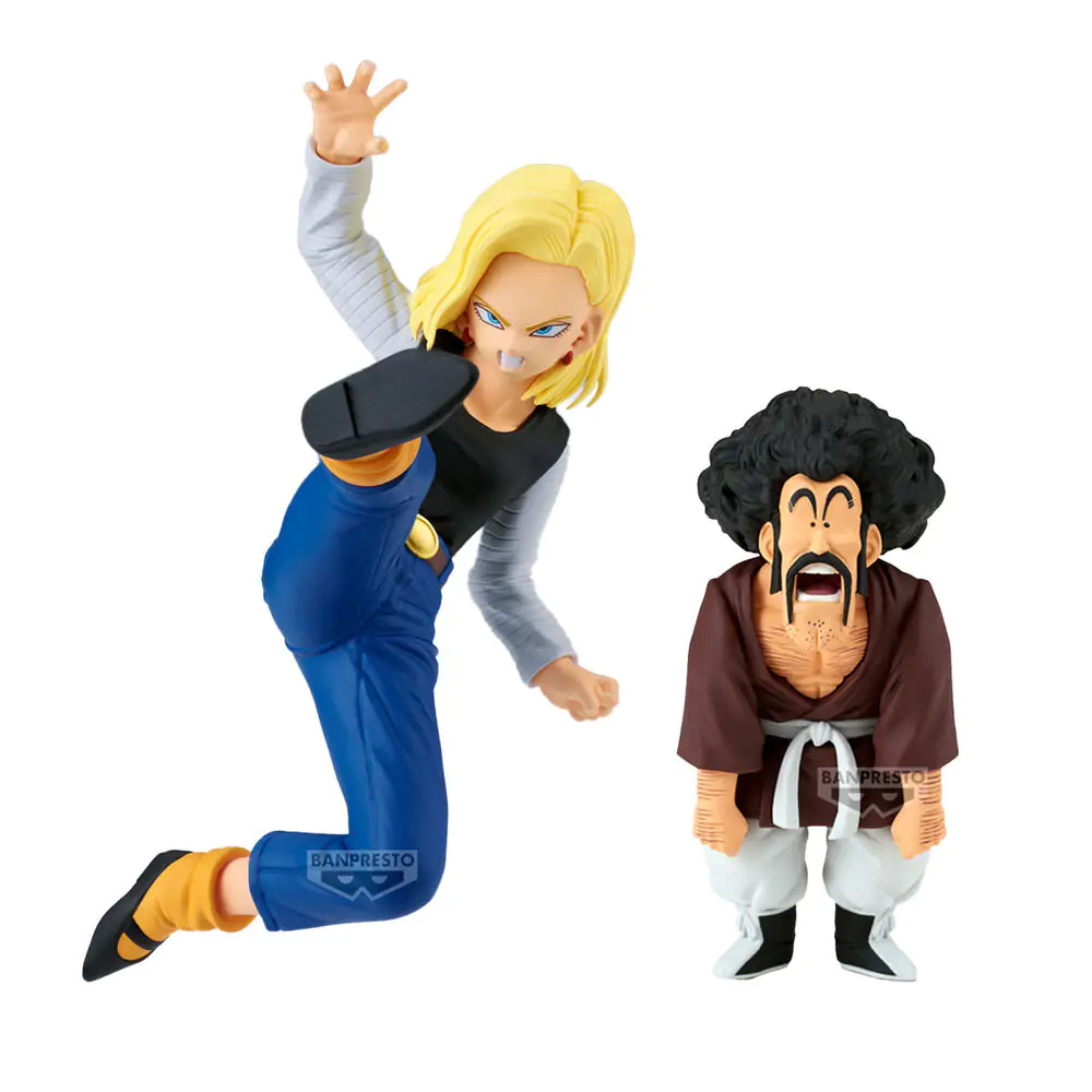 Dragon Ball Z Match Makers Android 18 & Mr. Satan set od 2 figure 11-8 cm fotografija proizvoda