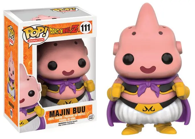 Dragon Ball Z POP! Animation Vinyl Figura Majin Buu 9 cm fotografija proizvoda