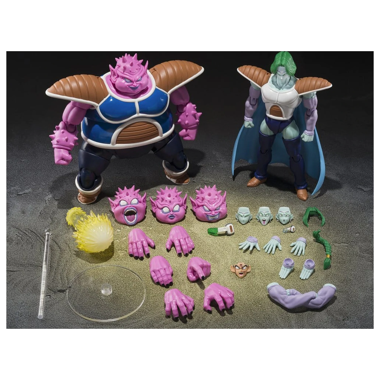 Dragon Ball Z S.H. Figuarts akcijska figura Dodoria & Zarbon Bardock the Father of Goku 16 cm fotografija proizvoda