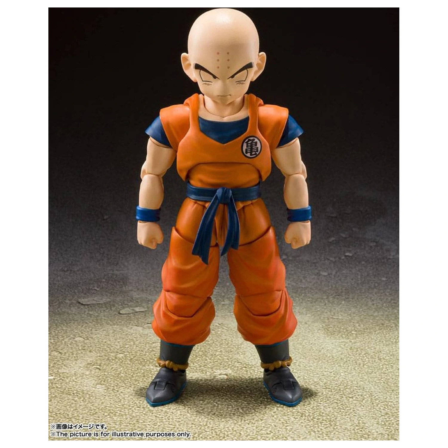 Dragon Ball Z S.H. Figuarts Akcijska figura Krillin-Earth's Strongest Man 12 cm fotografija proizvoda