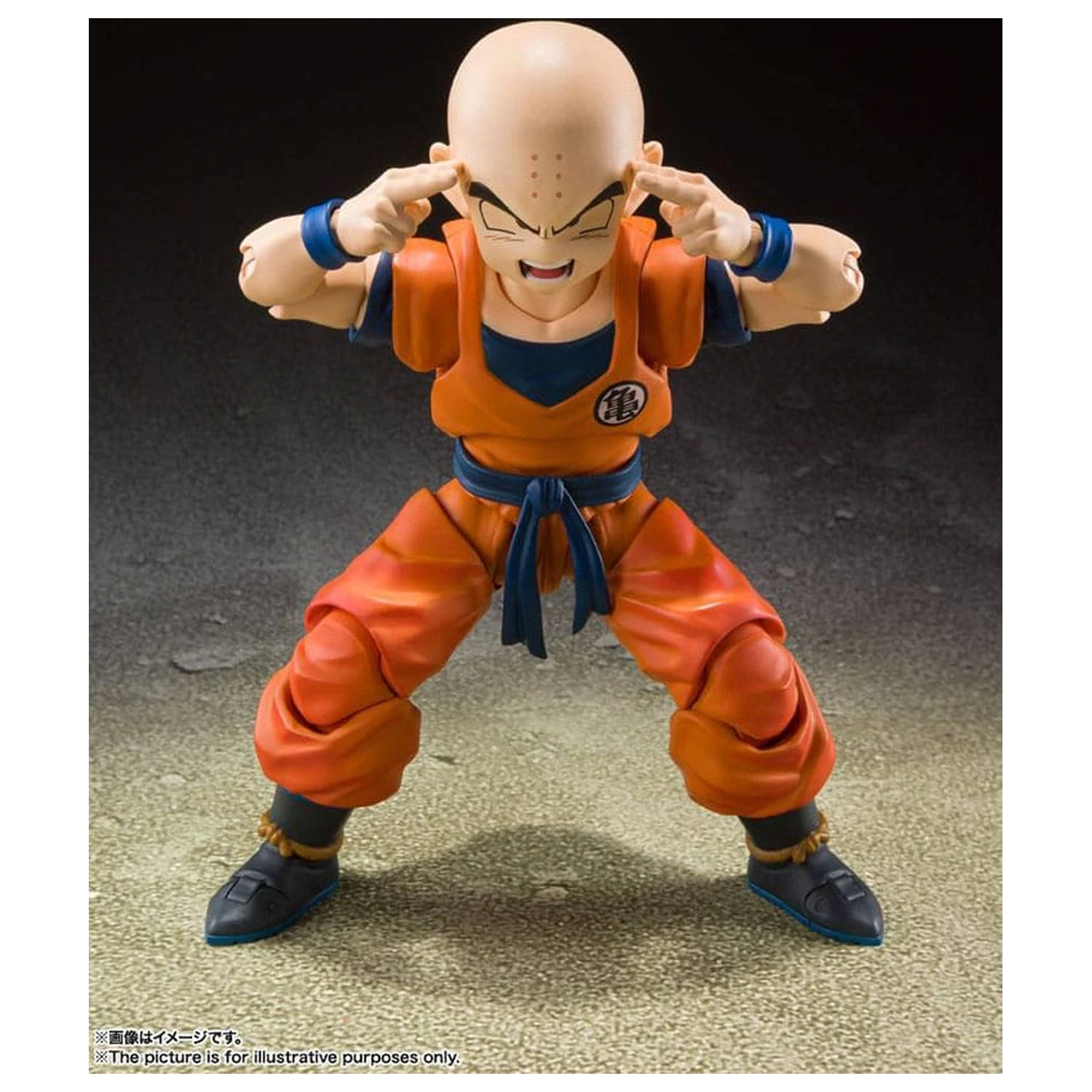 Dragon Ball Z S.H. Figuarts Akcijska figura Krillin-Earth's Strongest Man 12 cm fotografija proizvoda