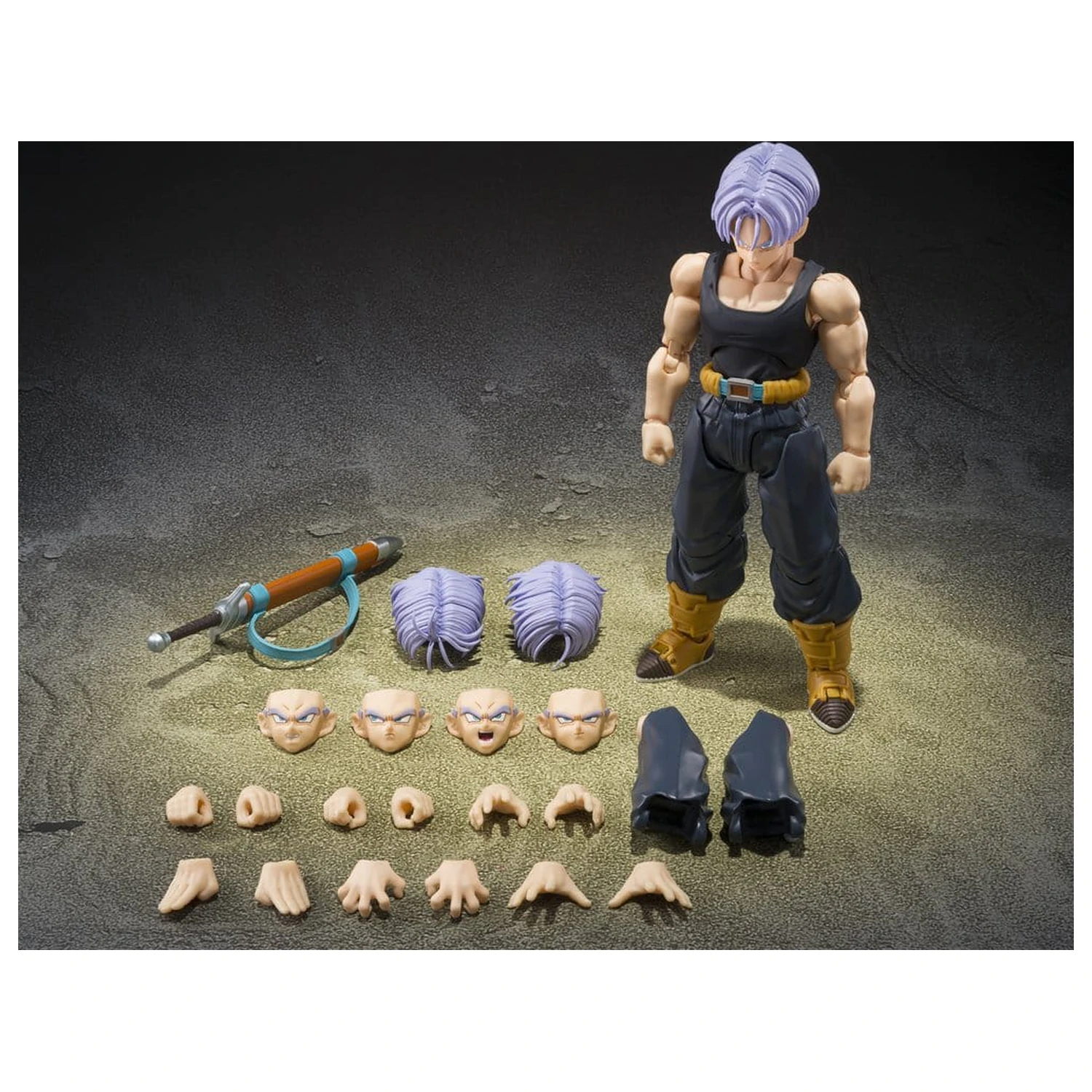 Dragon Ball Z S.H.Figuarts akcijska figura Trunks Group Base Ver.B ograničeno izdanje 14 cm fotografija proizvoda