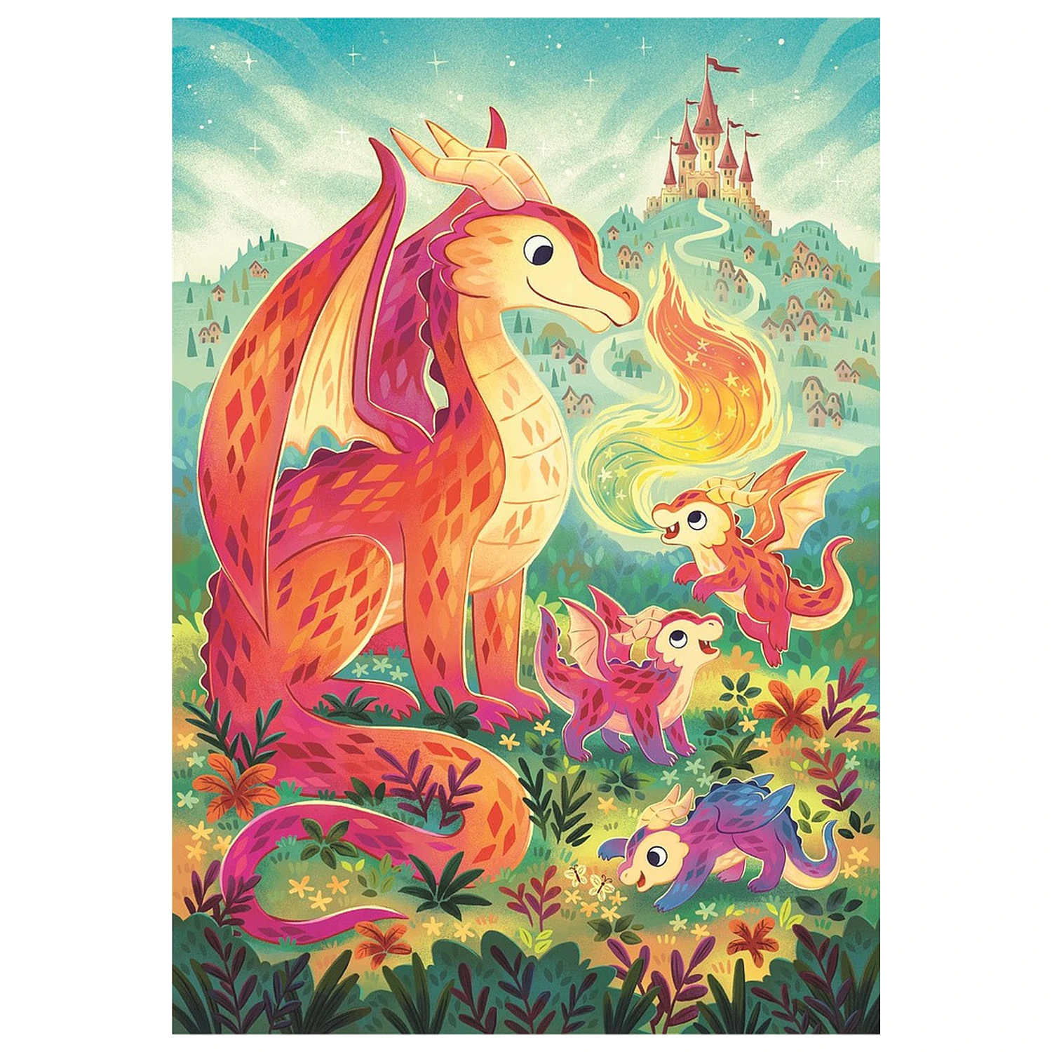 Dragon Family puzzle od 60 dijelova Clementoni fotografija proizvoda