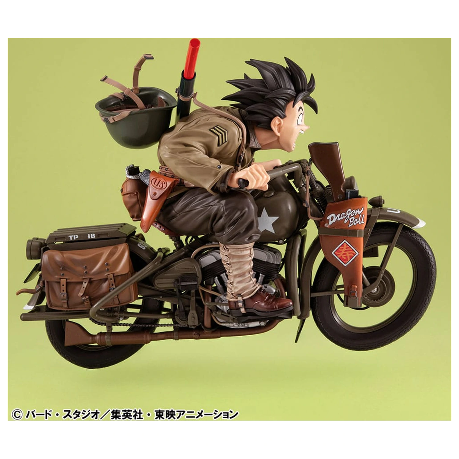 Dragonball Z 05 Desktop Real McCoy PVC diorama Son Goku & Bike 18 cm fotografija proizvoda