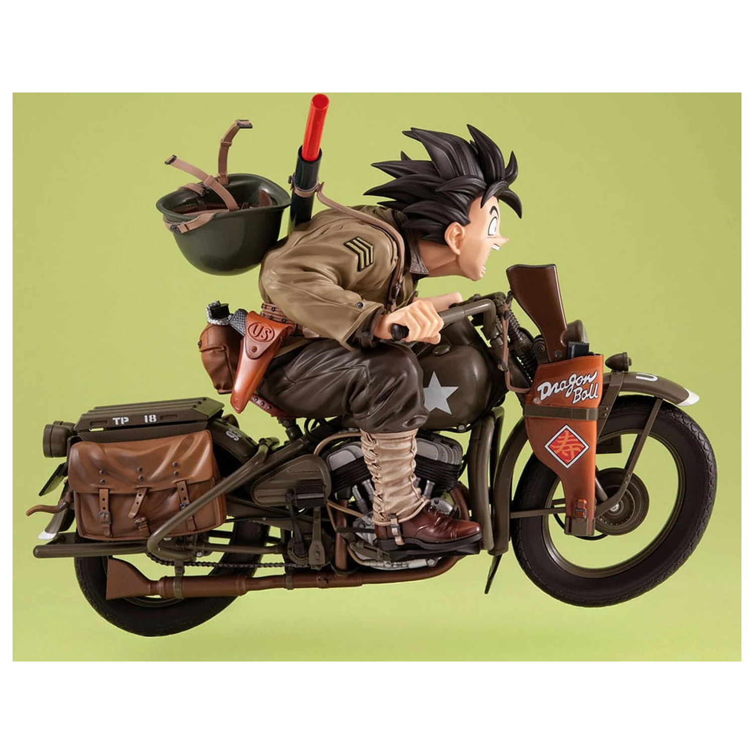 Dragonball Z 05 Desktop Real McCoy PVC diorama Son Goku & Bike 18 cm fotografija proizvoda