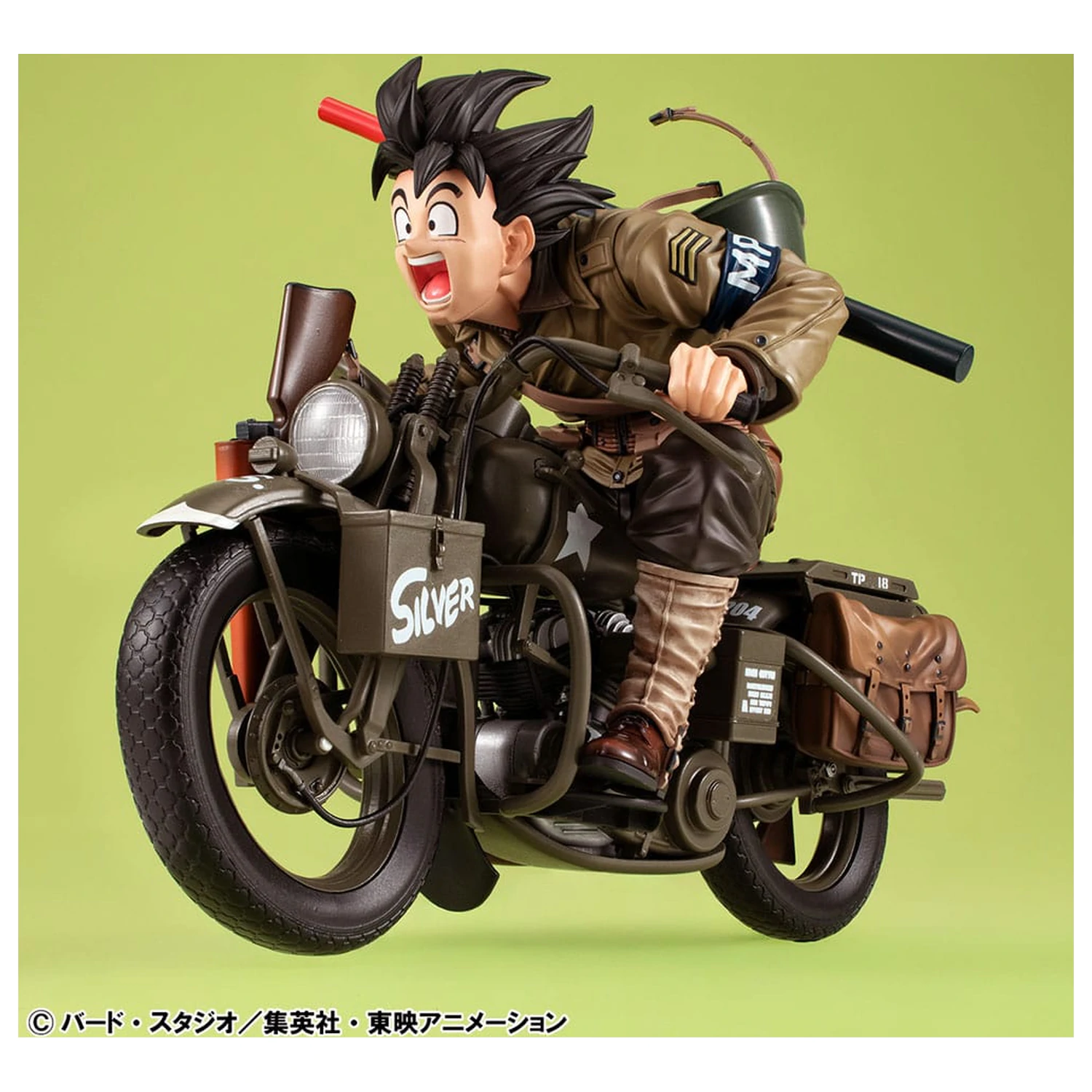 Dragonball Z 05 Desktop Real McCoy PVC diorama Son Goku & Bike 18 cm fotografija proizvoda