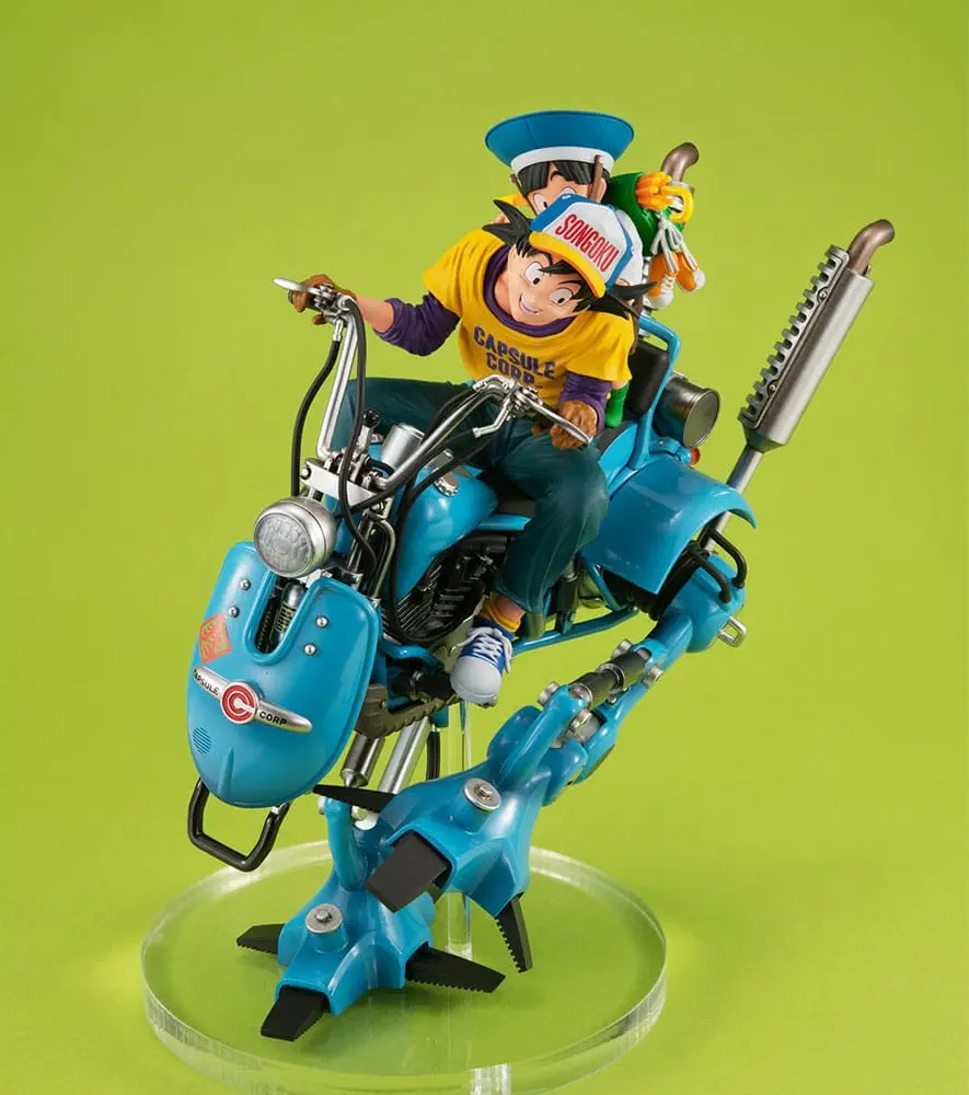 Dragonball Z Desktop Real McCoy EX PVC Diorama Son Goku & Son Gohan & Robot s dvije noge 20 cm fotografija proizvoda