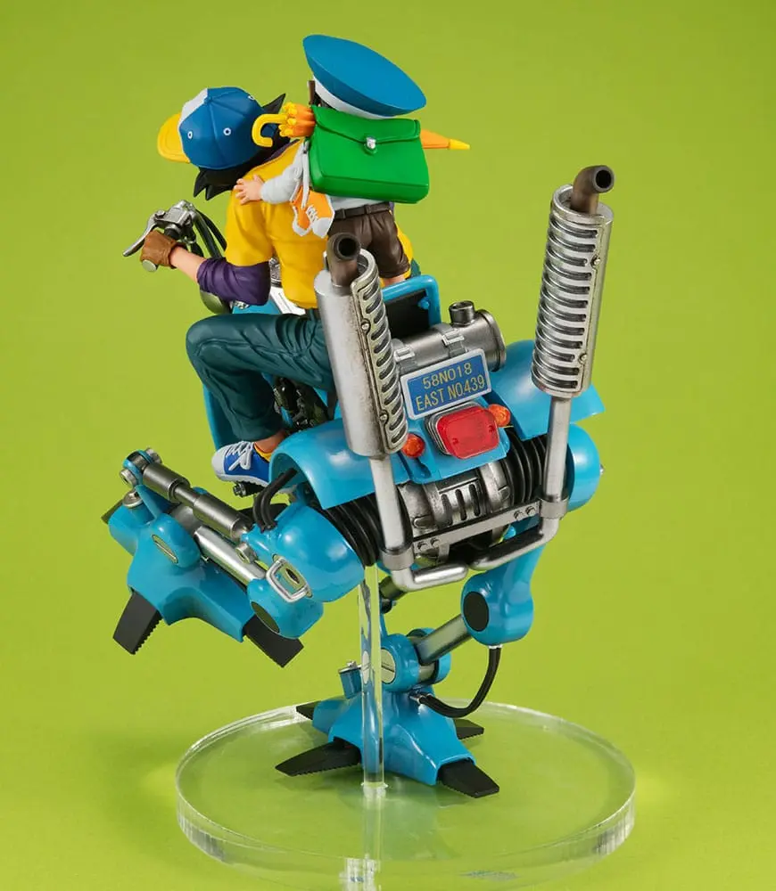 Dragonball Z Desktop Real McCoy EX PVC Diorama Son Goku & Son Gohan & Robot s dvije noge 20 cm fotografija proizvoda