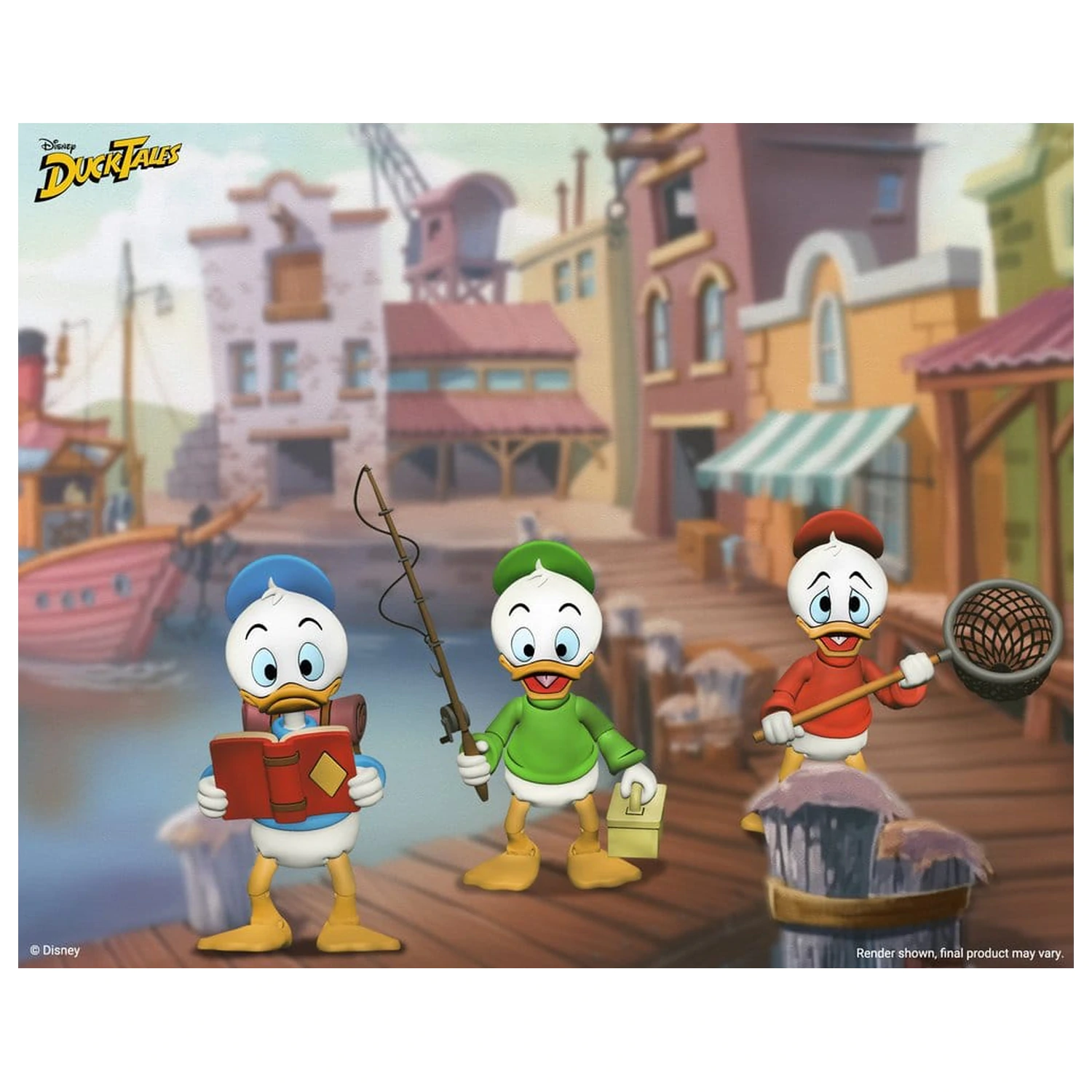 DuckTales Ultimate akcijske figure 3-paket Huey, Dewey i Louie 18 cm fotografija proizvoda