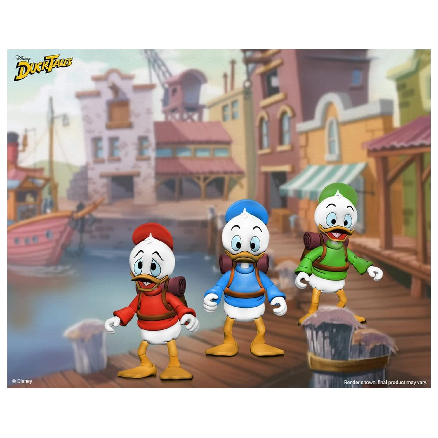 DuckTales Ultimate akcijske figure 3-paket Huey, Dewey i Louie 18 cm fotografija proizvoda