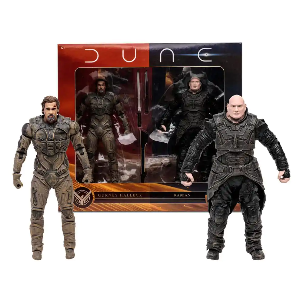 Dune: Part Two akcijske figure 2-Pack Gurney Halleck & Rabban 18 cm fotografija proizvoda