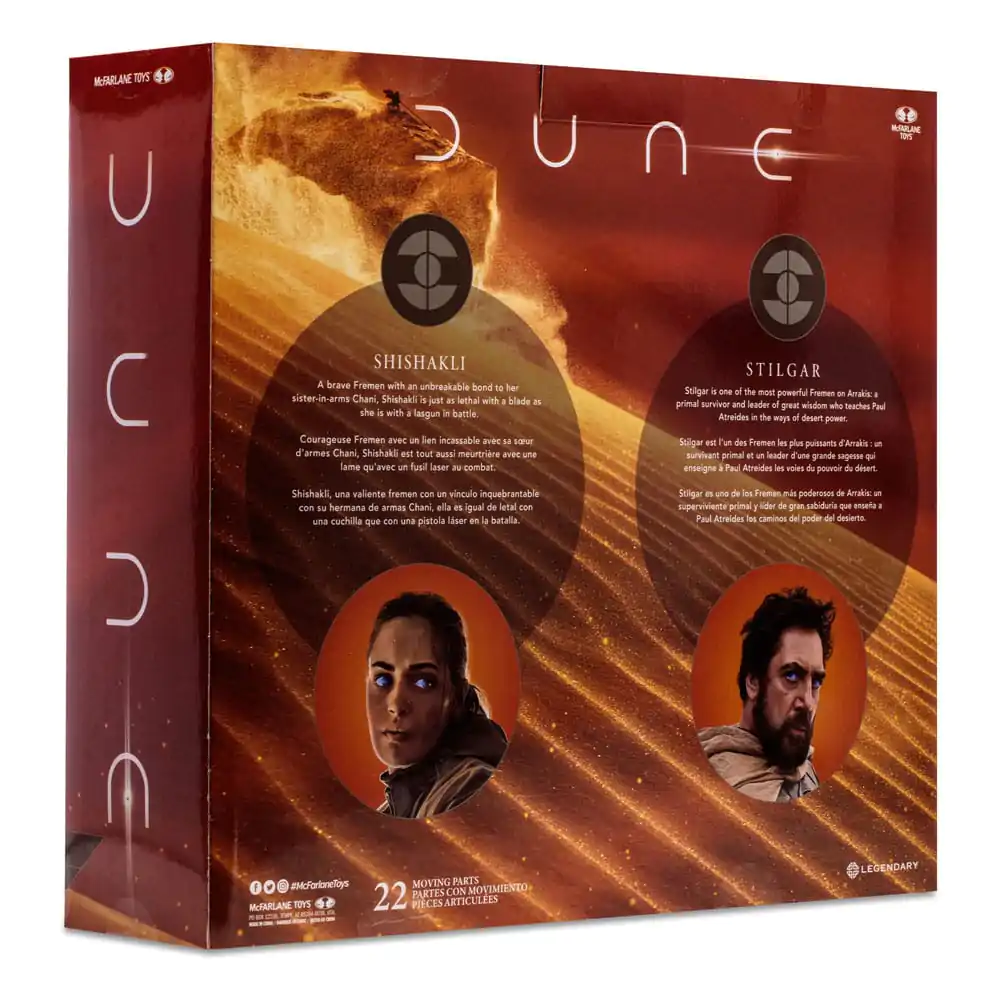 Dune: Part Two Action Figure 2-Pack Stilgar & Shishakli (Gold Label) 18 cm Figura fotografija proizvoda