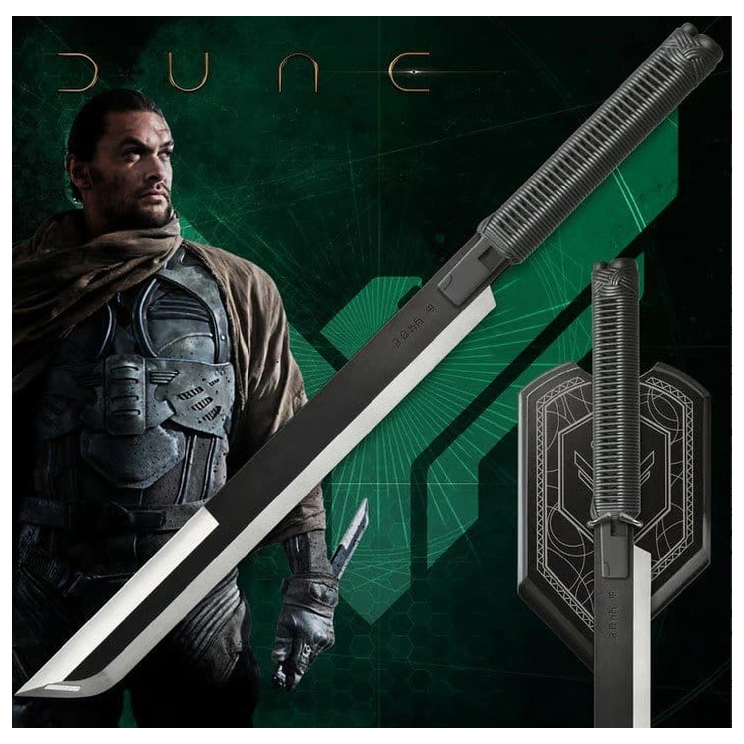 Dune Replika 1/1 Duncan Idaho kratki mač s zidnim nosačem 63 cm fotografija proizvoda