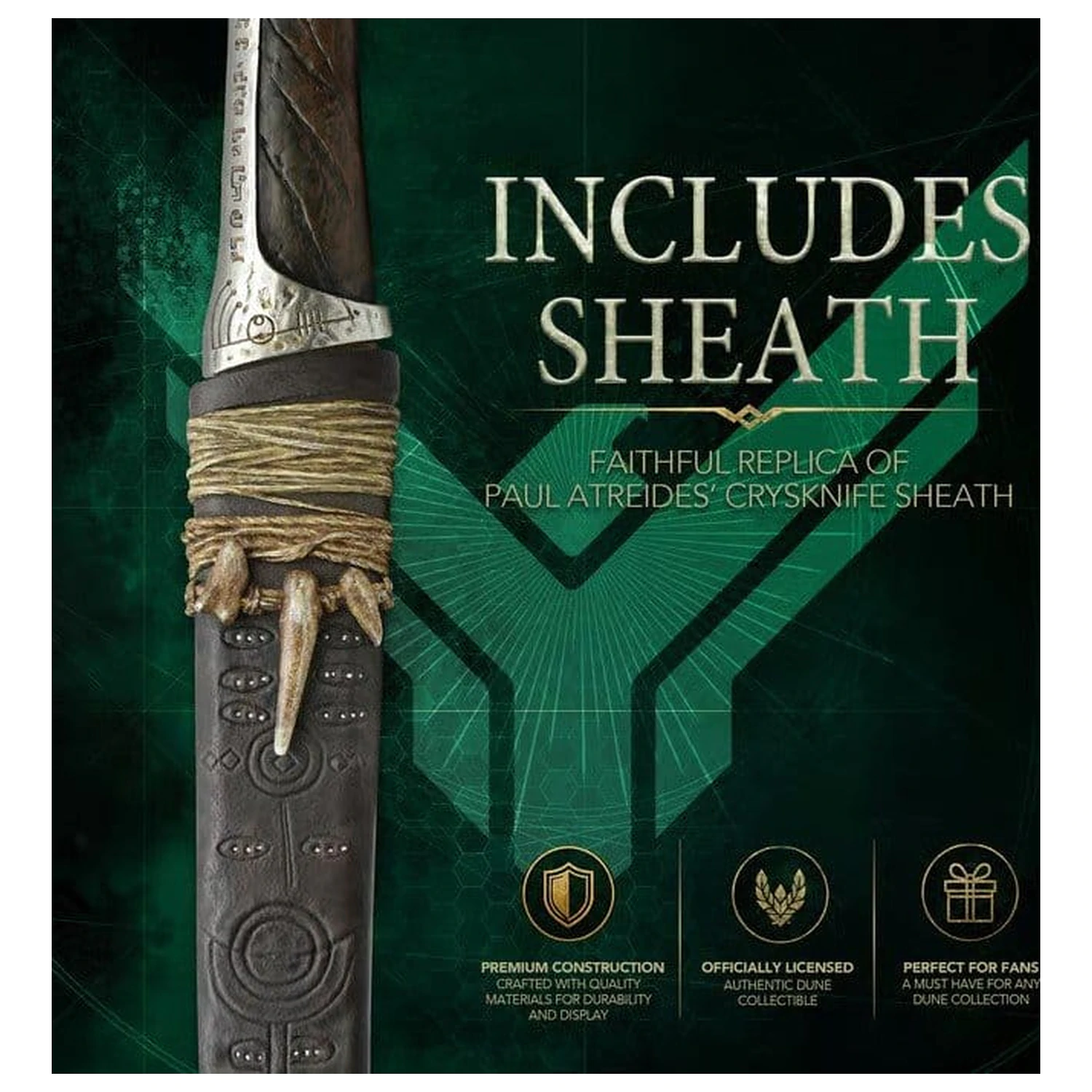 Dune Replika 1/1 Paul Atreides Crysknife (Dune Part II) 49 cm fotografija proizvoda