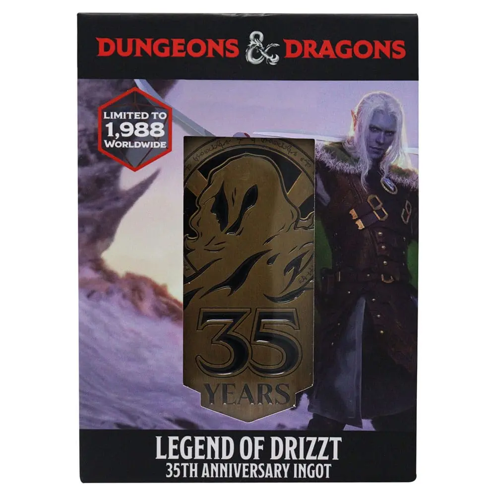 Dungeons & Dragons Metalna Karta 35. obljetnica Legend of Drizzt Limited Edition fotografija proizvoda