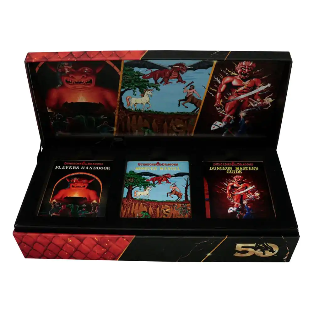 Dungeons & Dragons Ingot Set 50th Anniversary 1st Edition Omot knjige fotografija proizvoda