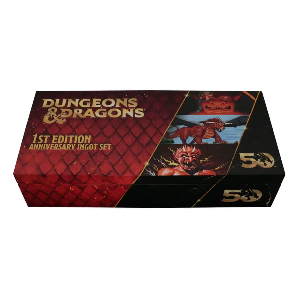 Dungeons & Dragons Ingot Set 50th Anniversary 1st Edition Omot knjige fotografija proizvoda