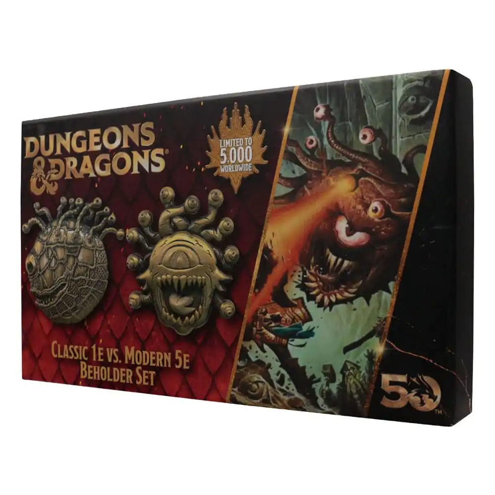 Dungeons & Dragons Medallion Set 50. obljetnica Beholder Twin Edition Set medaljona fotografija proizvoda