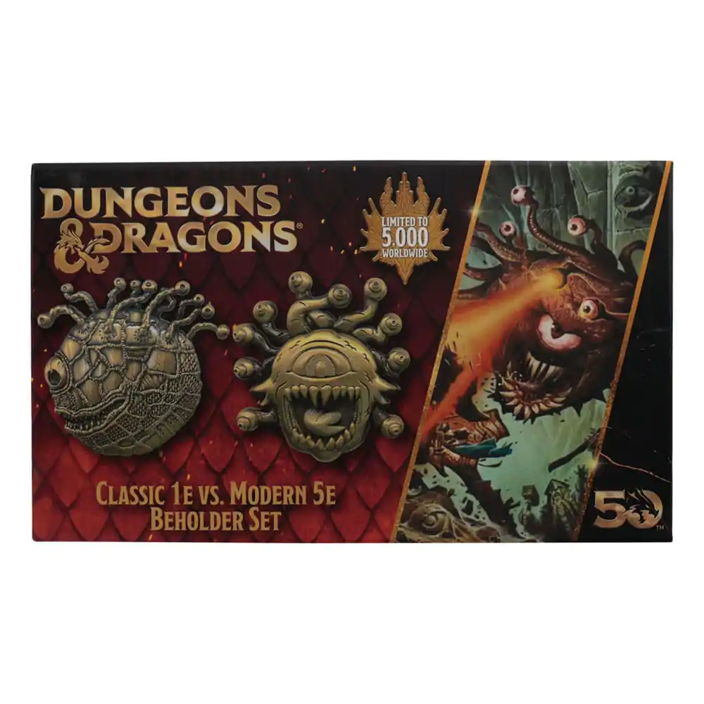 Dungeons & Dragons Medallion Set 50. obljetnica Beholder Twin Edition Set medaljona fotografija proizvoda