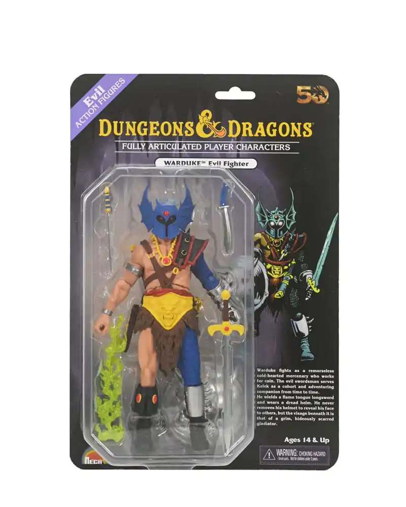 Dungeons & Dragons Action Figure 50th Anniversary Warduke na blister kartici 18 cm fotografija proizvoda