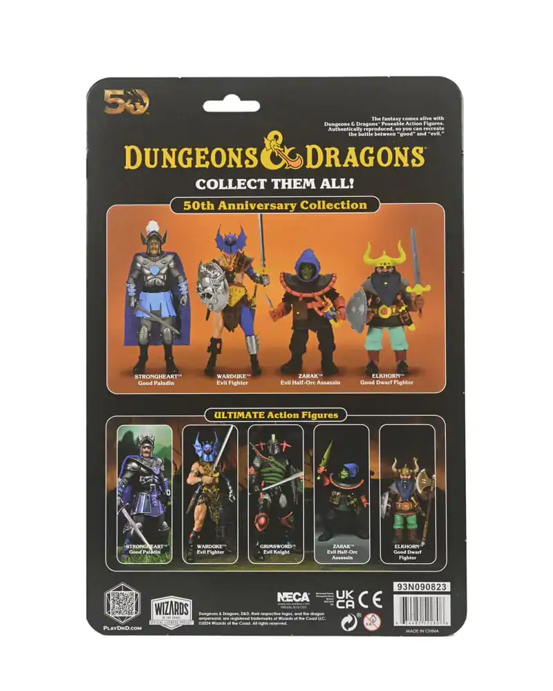 Dungeons & Dragons Action Figure 50th Anniversary Warduke na blister kartici 18 cm fotografija proizvoda