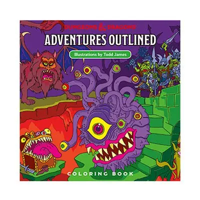 Dungeons & Dragons Adventures Outlined bojanka fotografija proizvoda