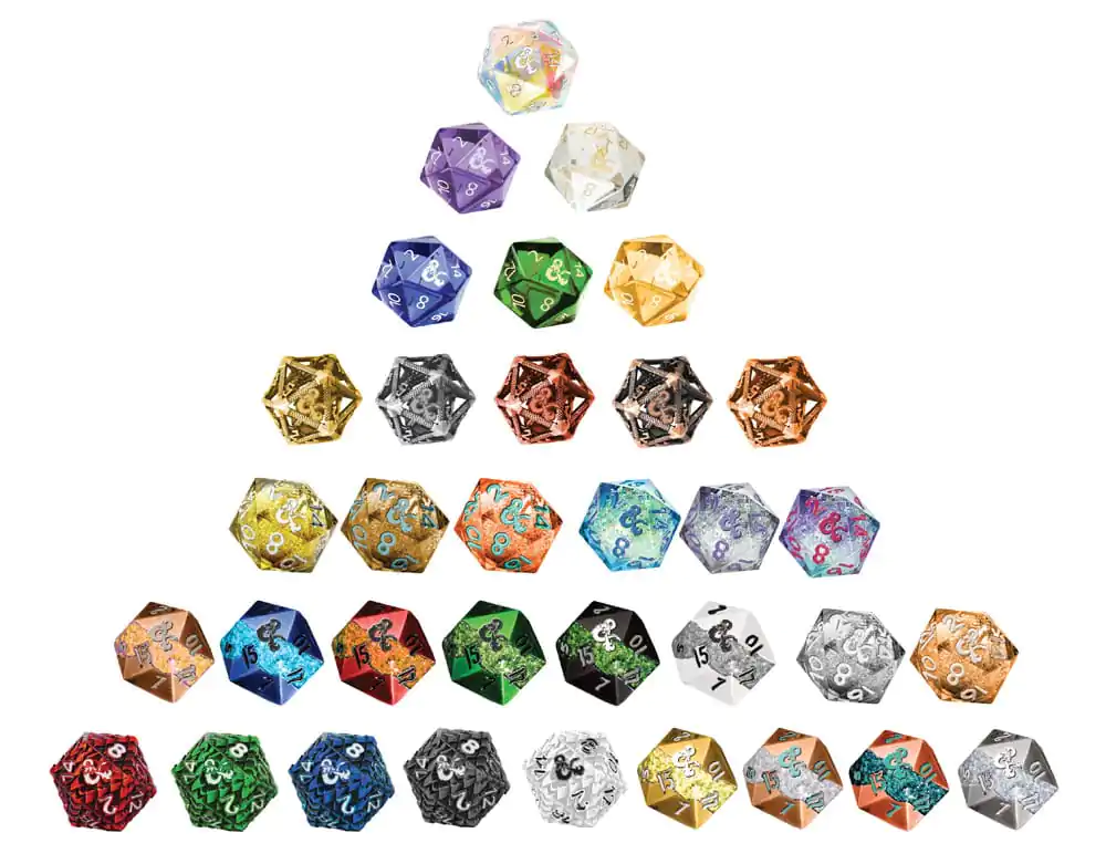 Dungeons &amp; Dragons nasumična kutija iznenađenja kocke Fizban&#039;s Treasure d20 25 mm fotografija proizvoda