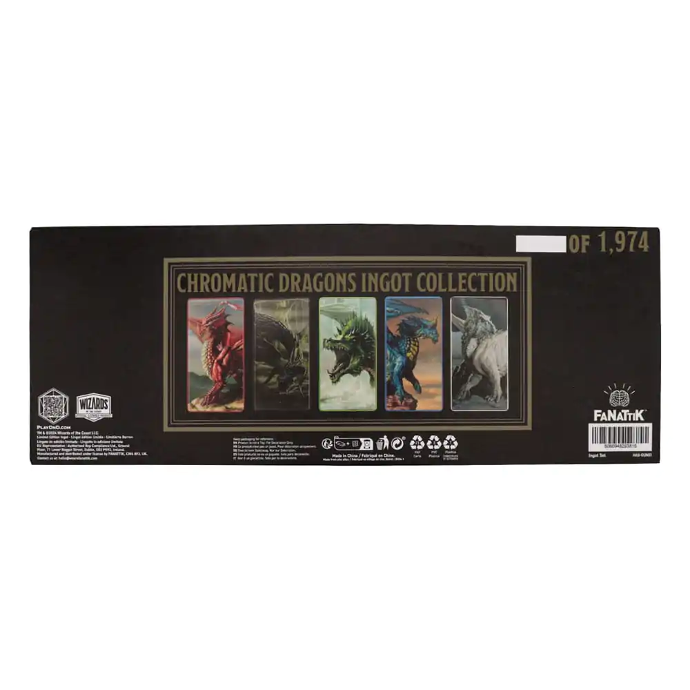 Dungeons & Dragons Set ingota Chromatic Dragons Ingot fotografija proizvoda