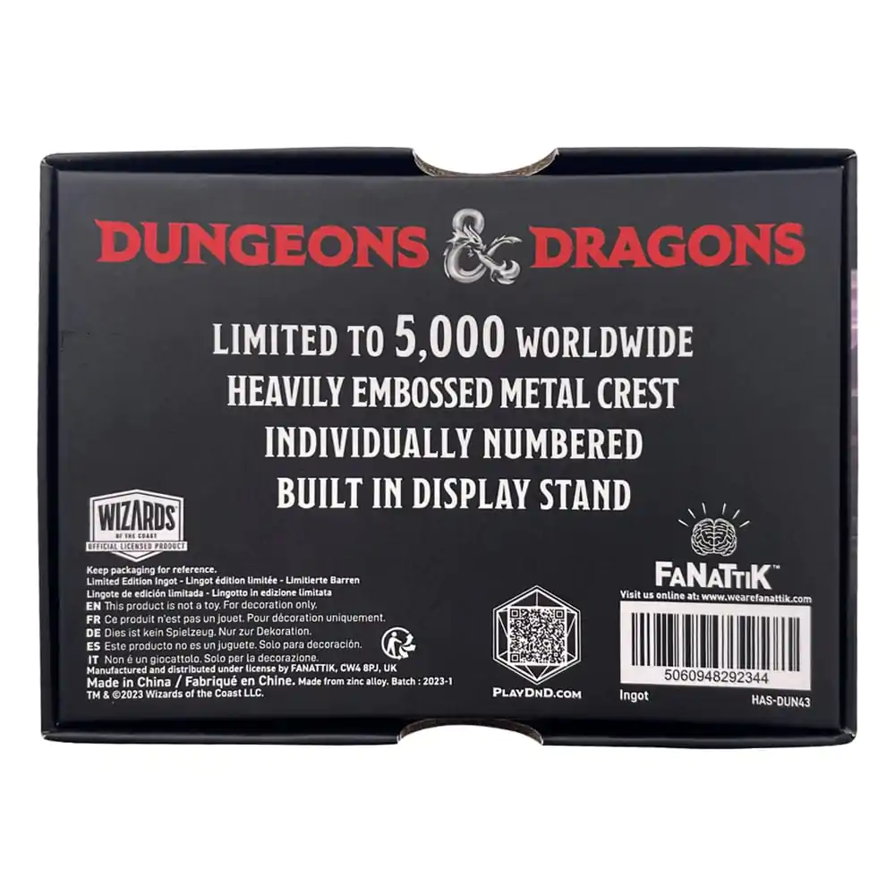 Dungeons & Dragons Ingot Mithral Hall Limited Edition - Poluga fotografija proizvoda