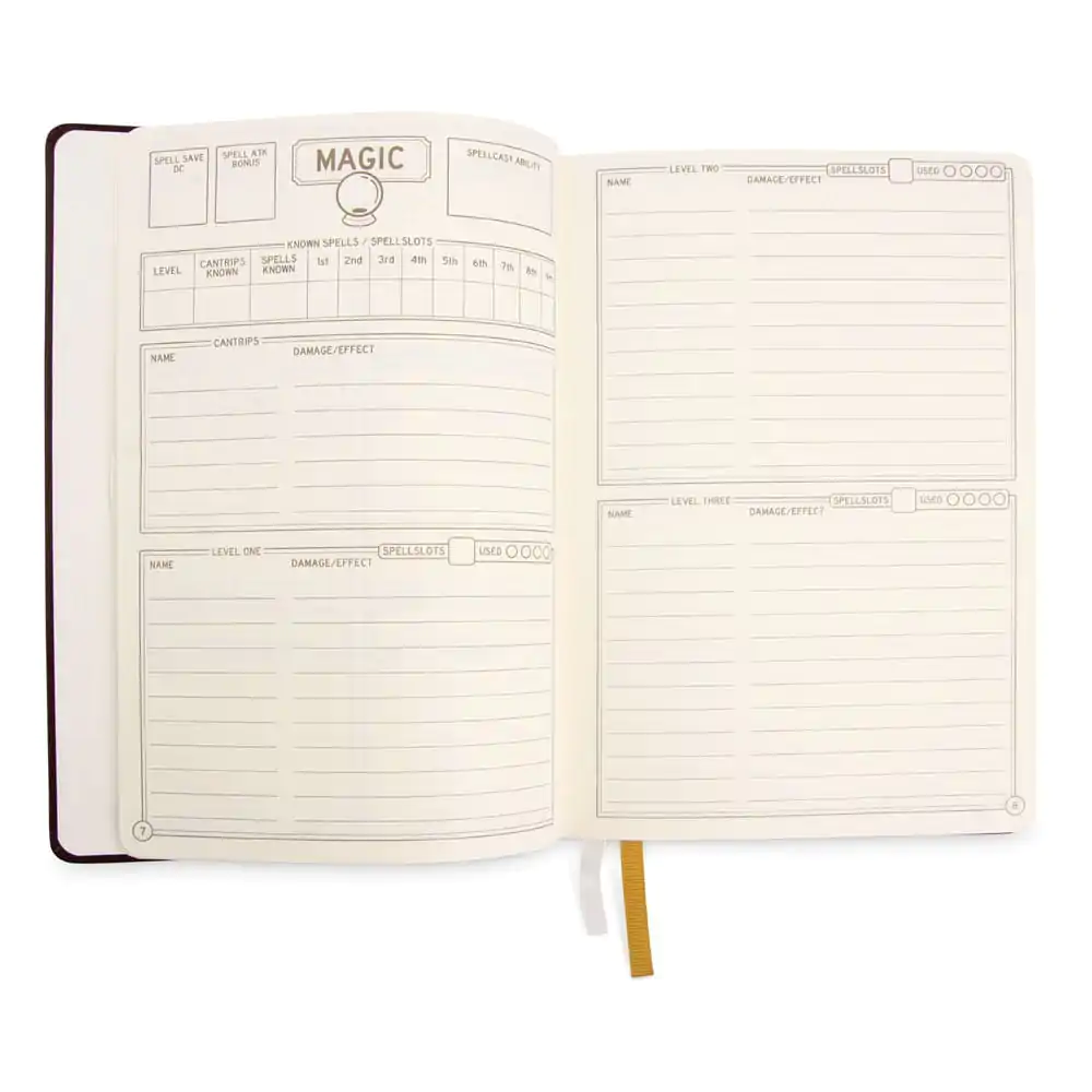 Dungeons & Dragons RPG dnevnik 5e Black fotografija proizvoda