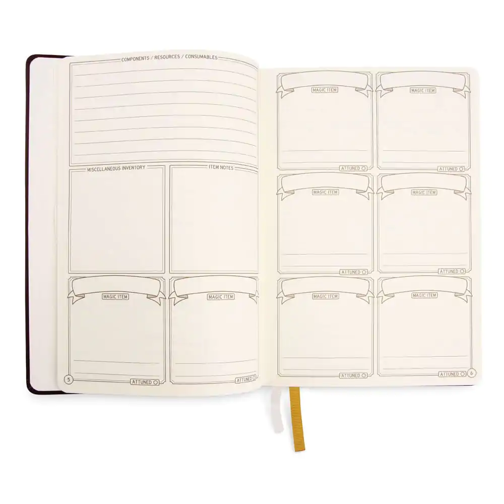 Dungeons & Dragons RPG dnevnik 5e Black fotografija proizvoda