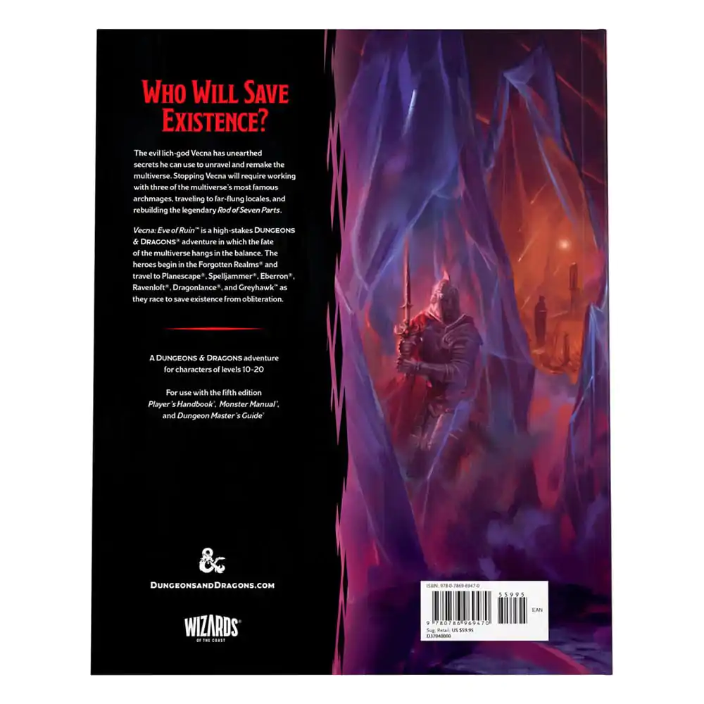 Dungeons & Dragons RPG Avantura Vecna: Eve of Ruin engleski fotografija proizvoda
