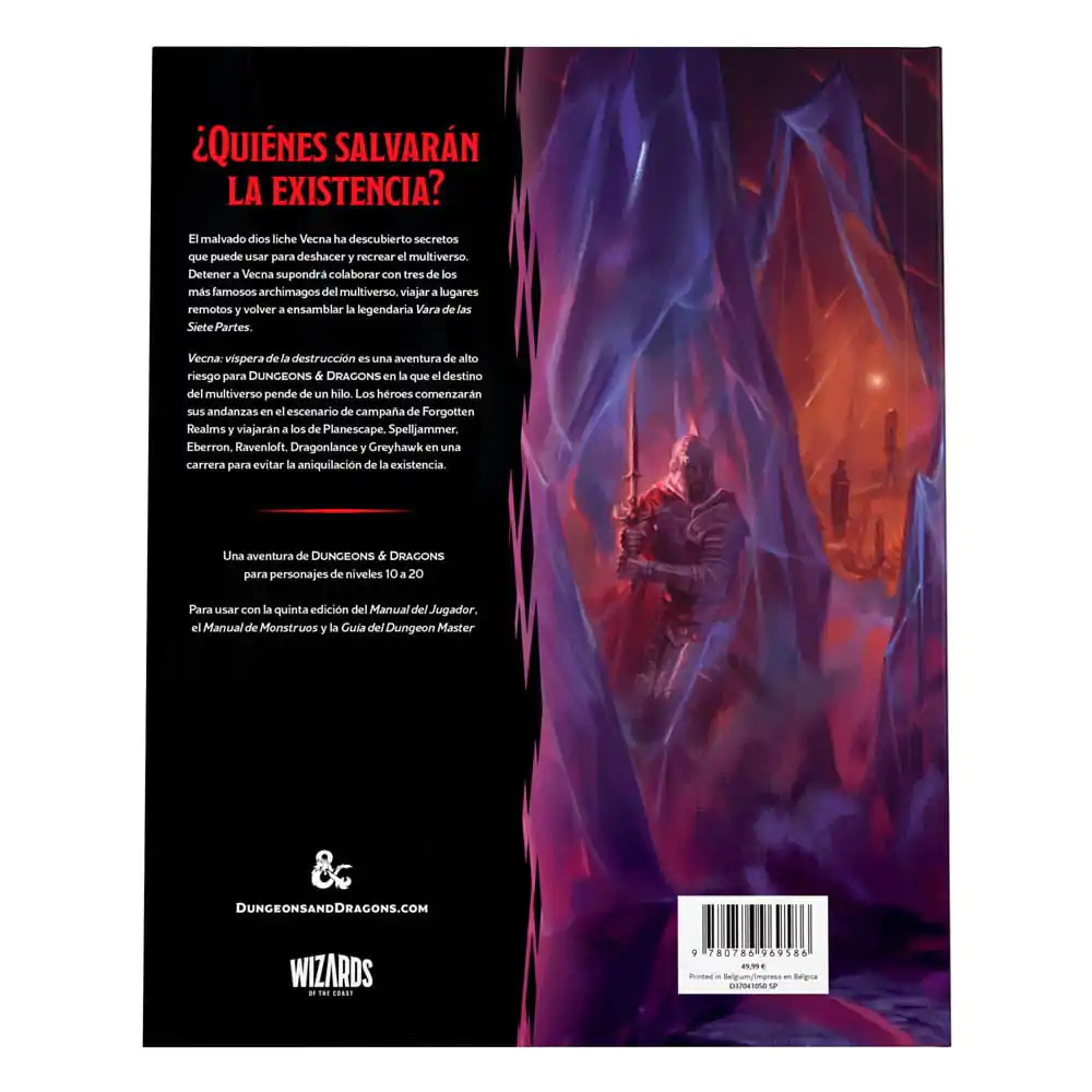 Dungeons & Dragons RPG Adventure Vecna: Víspera de la Destrucción spanish Avantura igranja uloga fotografija proizvoda