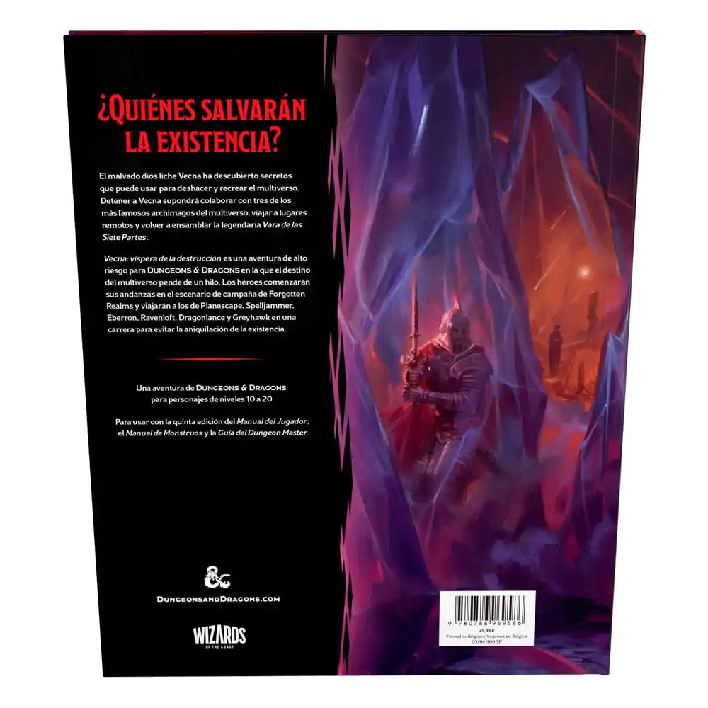 Dungeons & Dragons RPG Adventure Vecna: Víspera de la Destrucción spanish Avantura igranja uloga fotografija proizvoda