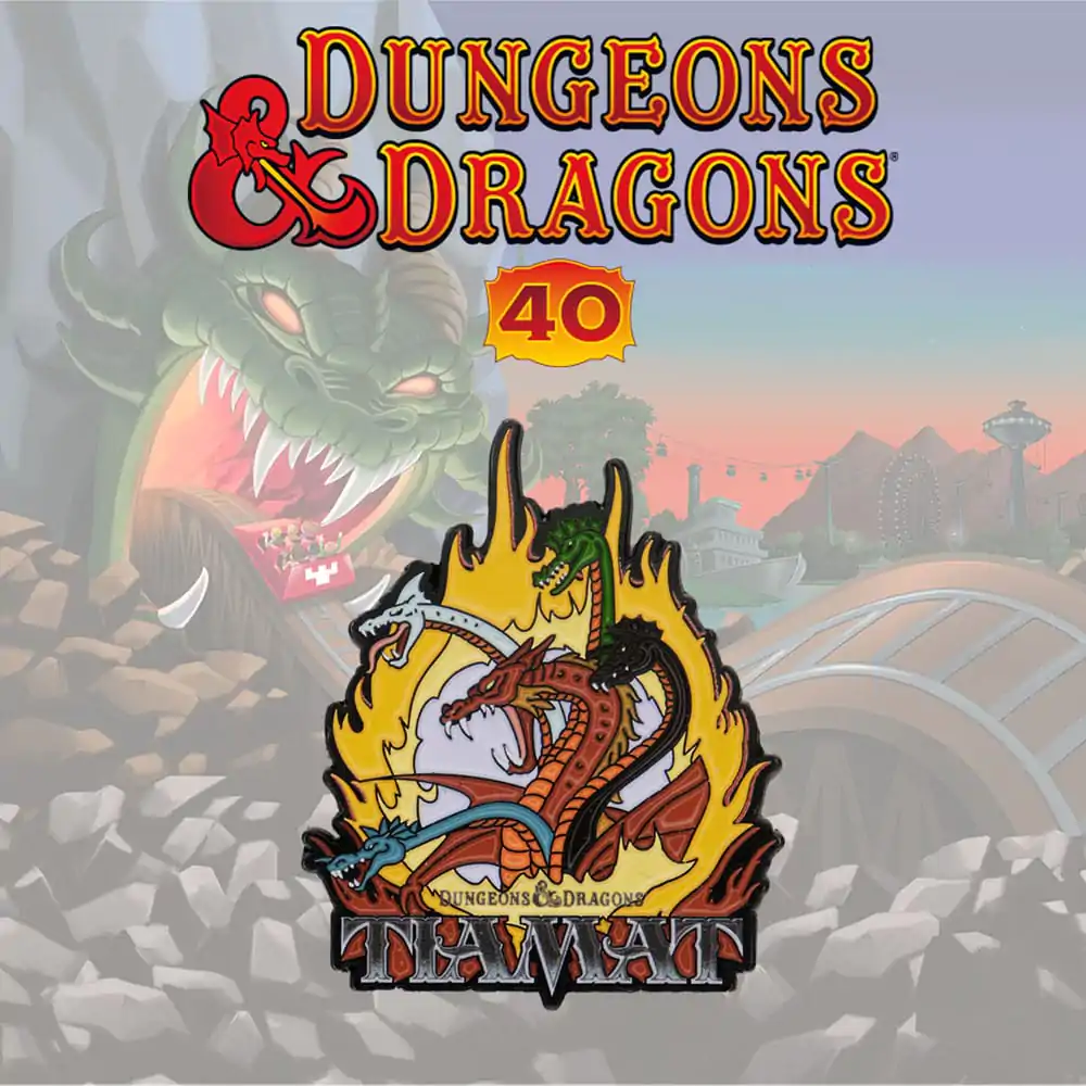 Dungeons & Dragons: The Cartoon Pin Značka 40. obljetnica Tiamat fotografija proizvoda