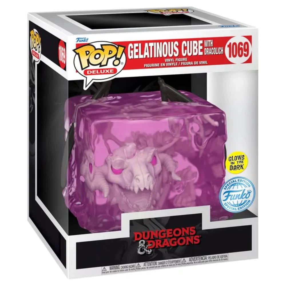 Dungeons and Dragons Funko POP! Deluxe Animation Vinil Figura Žele Kocka s Dracolich (GR) (GW) Ekskluzivno Izdanje 9 cm fotografija proizvoda