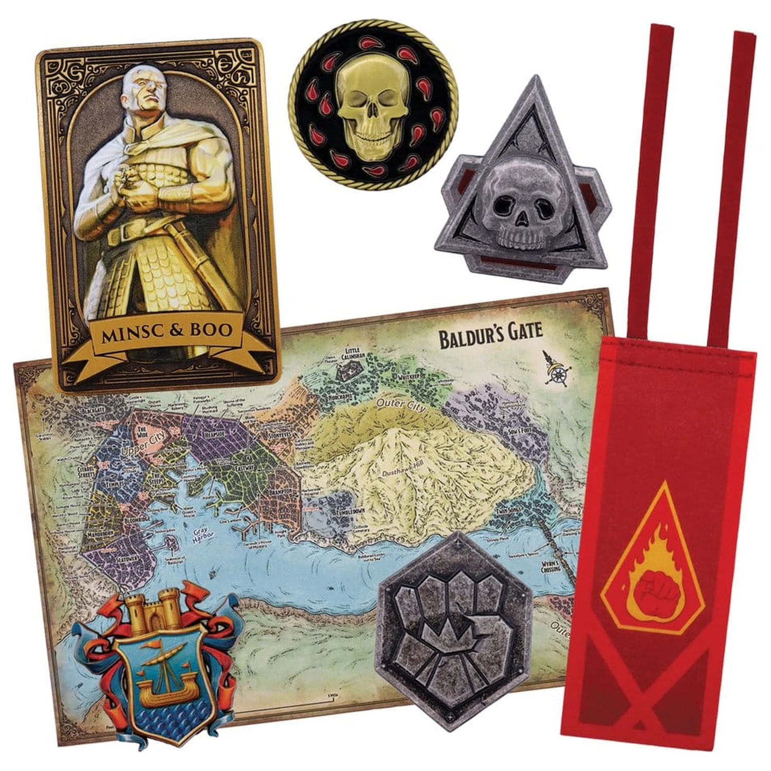 Dungeons & Dragons Gift Set Baldur's Gate Collector's Set Poklon paket Kolekcionarsko ograničeno izdanje fotografija proizvoda