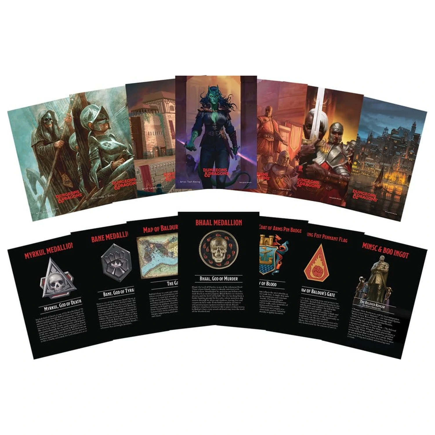 Dungeons & Dragons Gift Set Baldur's Gate Collector's Set Poklon paket Kolekcionarsko ograničeno izdanje fotografija proizvoda