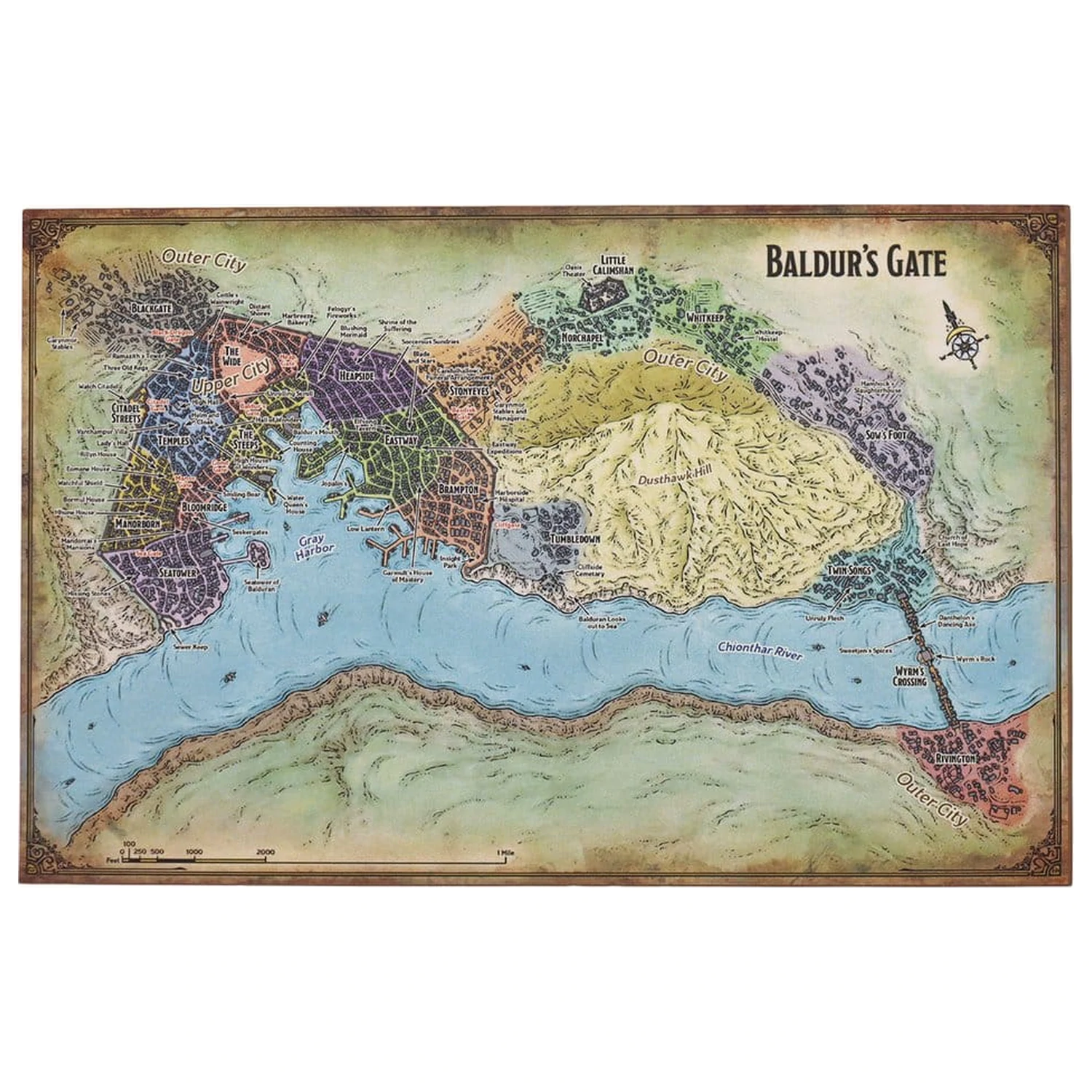 Dungeons & Dragons Gift Set Baldur's Gate Collector's Set Poklon paket Kolekcionarsko ograničeno izdanje fotografija proizvoda