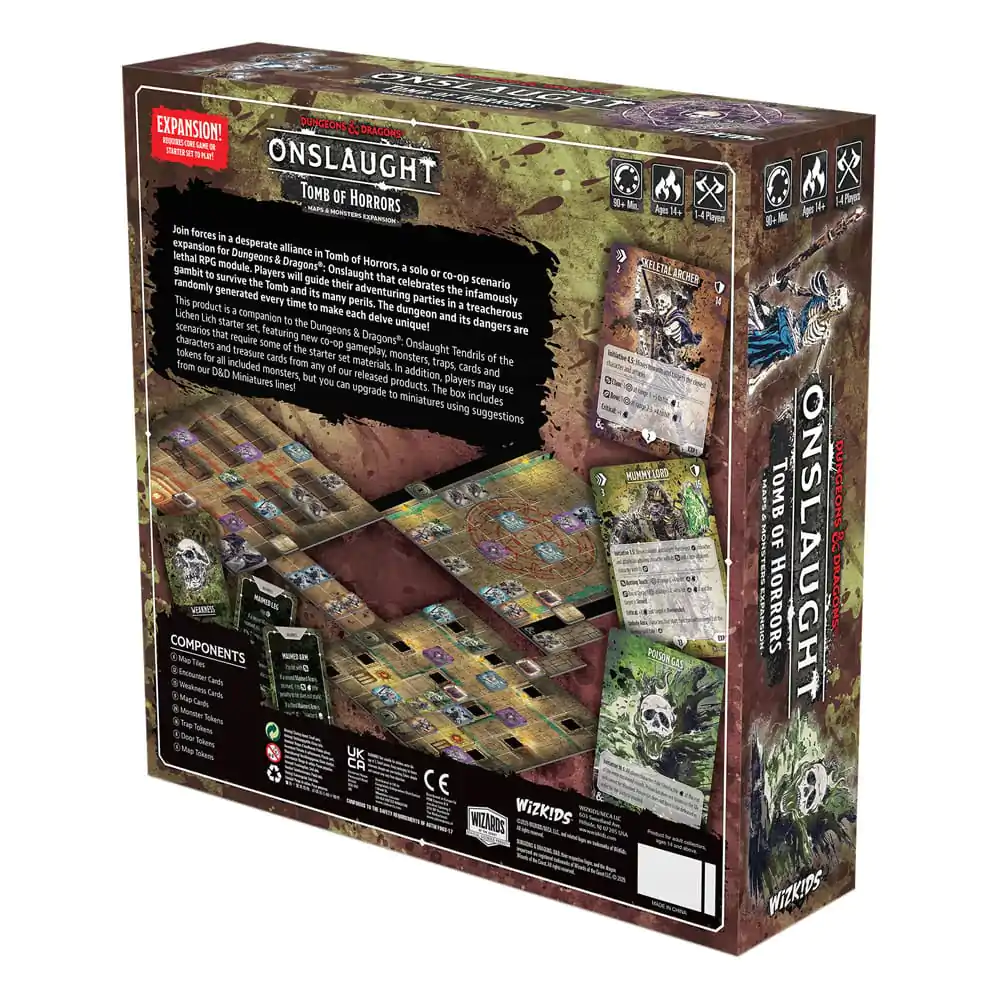 Dungeons & Dragons Ekspanzija igre Onslaught Tomb of Horrors - Ekspanzija Mapa & Monstera *Engleska verzija* fotografija proizvoda