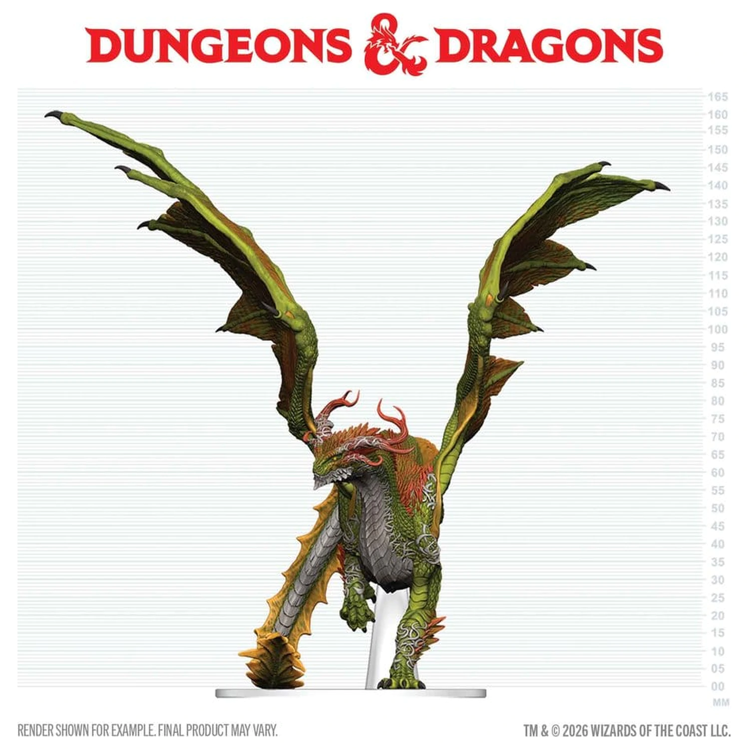 Dungeons & Dragons Icons of the Realms unaprijed obojene Minijature Adult Spirit Dragon 24 cm fotografija proizvoda