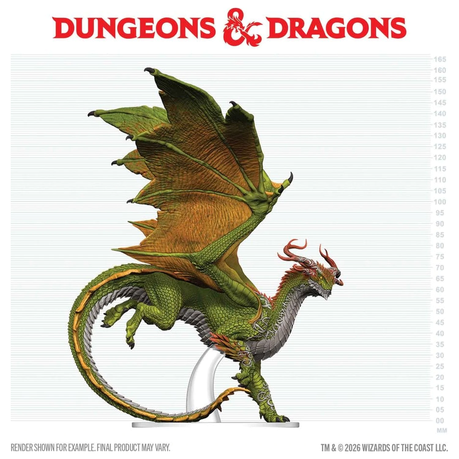 Dungeons & Dragons Icons of the Realms unaprijed obojene Minijature Adult Spirit Dragon 24 cm fotografija proizvoda