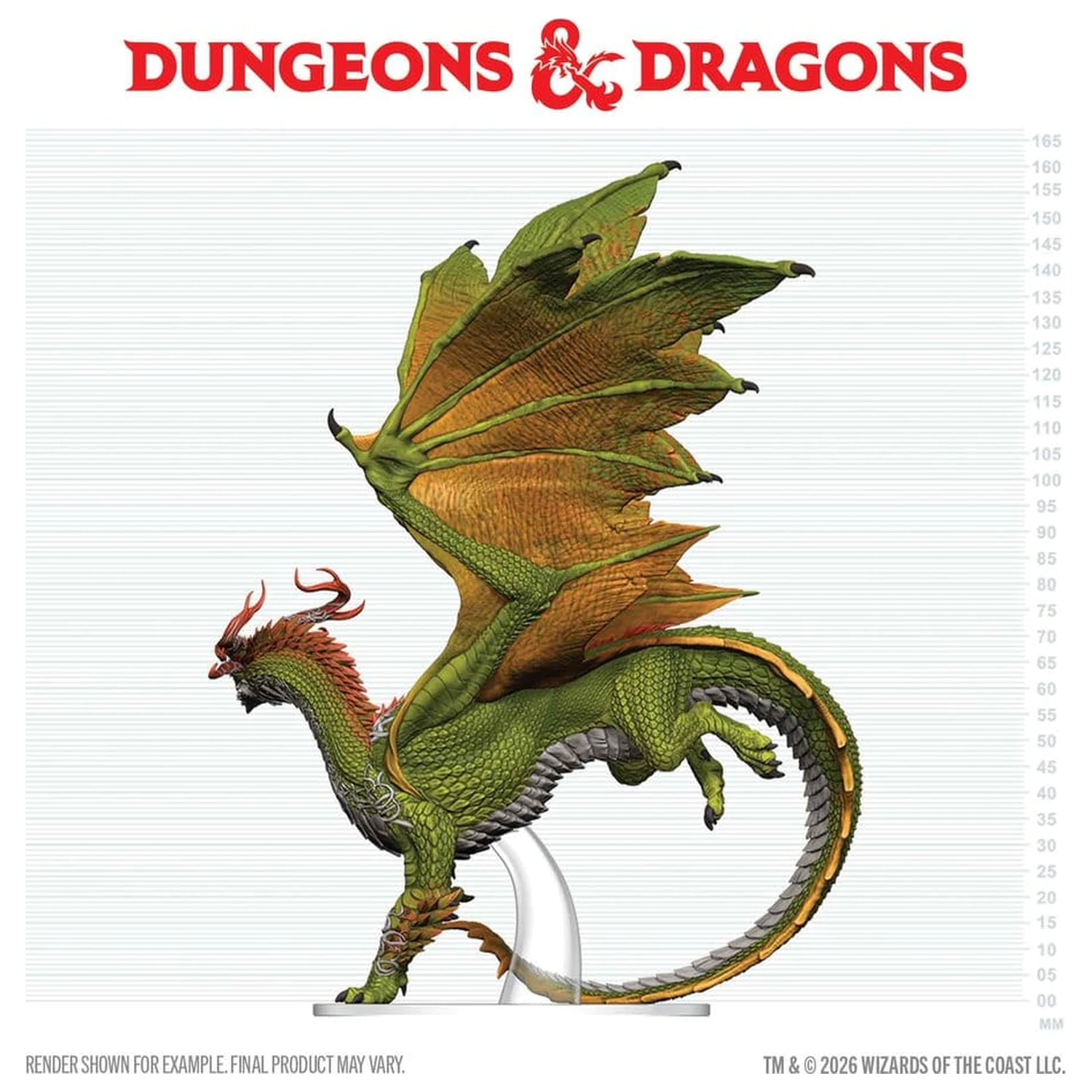 Dungeons & Dragons Icons of the Realms unaprijed obojene Minijature Adult Spirit Dragon 24 cm fotografija proizvoda